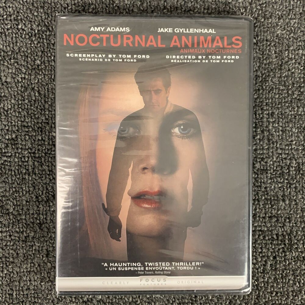 Nocturnal Animals DVD 2017 Amy Adams Jake Gyllenhaal Brand New